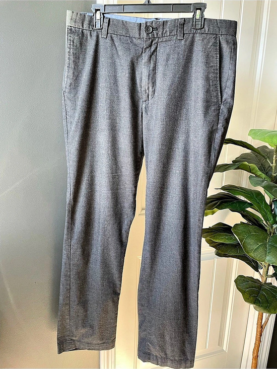 Banana Republic Other - Banana Republic Aiden Chino Pants Mens Check Crosshatch Trousers 34x34**READ**